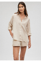 Resim Mavi Uzun Kol Erkek Gömlek M0211641-70039