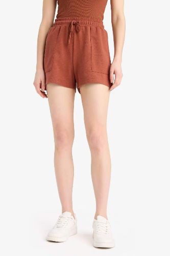 Resim Defacto Kadın Penye Şort D3327AX/BR49