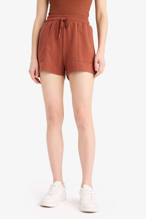 Resim Defacto Kadın Penye Şort D3327AX/BR49