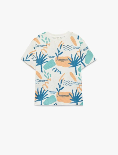 Resim Koton Erkek Çocuk T-shirt 6SKB10052TK