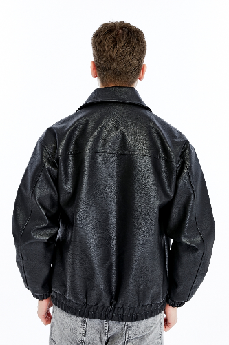 Resim Trender Erkek Deri Mont ve Ceket