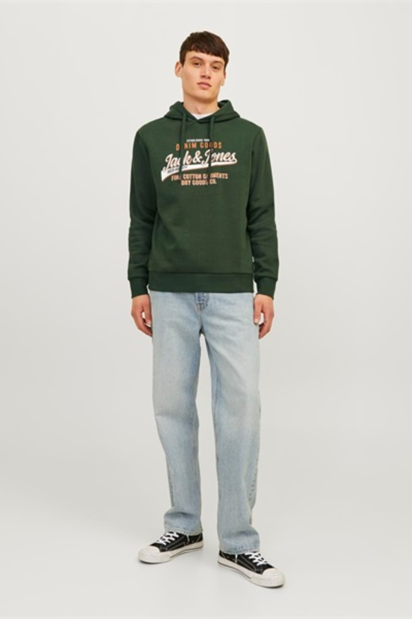 Resim Jack & Jones Jjelogo Sweat Hood 2 Col 24/25 Noos Erkek Sweat 12255617