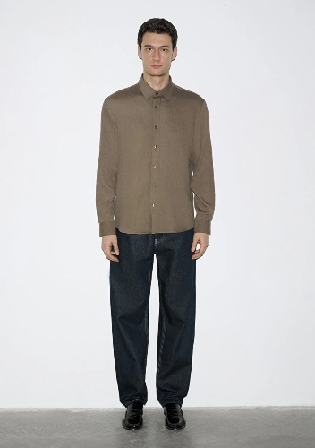 Resim Mavi Erkek Uzun Kol Gömlek M0211829-83866