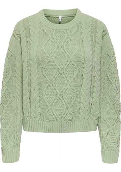 Resim Only Onlelly Life Ls Cable O-Neck Cc Knt Kadın Kazak 15351234