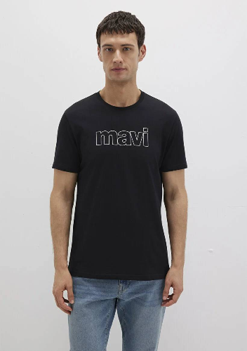 Resim Mavi Logo Erkek T-Shirt M065781-900