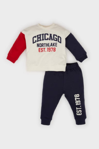 Resim Defacto Erkek Bebek  Sweat Takım D7739A5/NV256