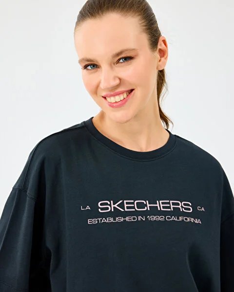 Resim Skechers W Heavy Fabric  Kadın T-shirt S2520182-3817
