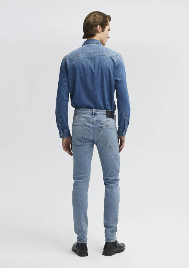 Resim Mavi Kvnç Erkek Jean Pantolon M001070-33974