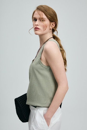 Resim Lufian Clara Kadın Triko T-shirt 121090056