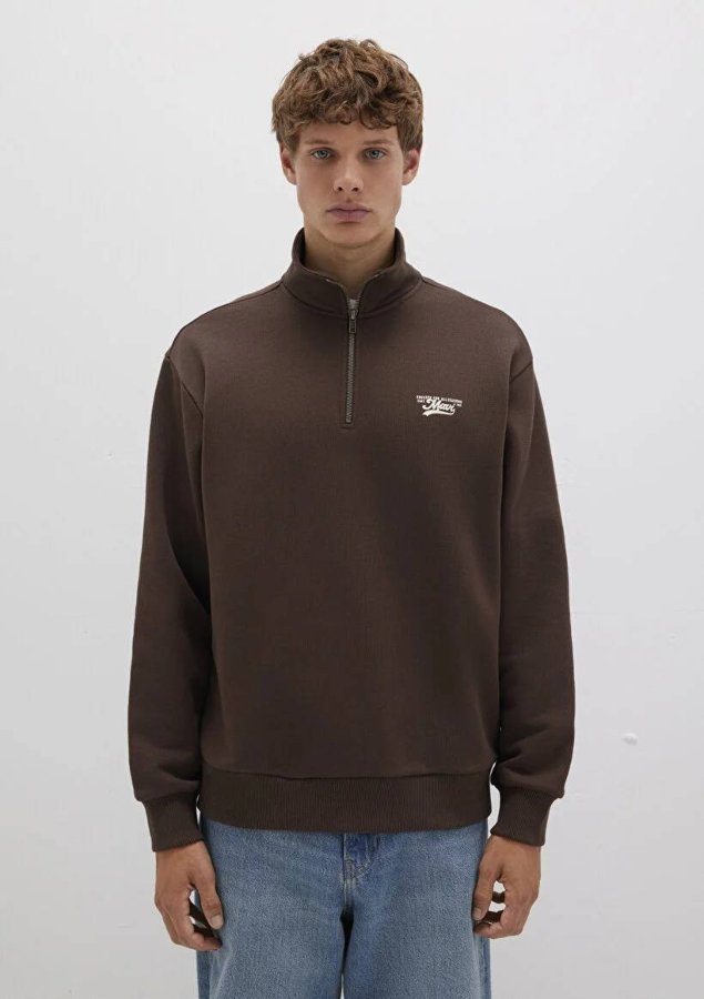 Resim Mavi Logo Erkek Sweat M0S10465-88067