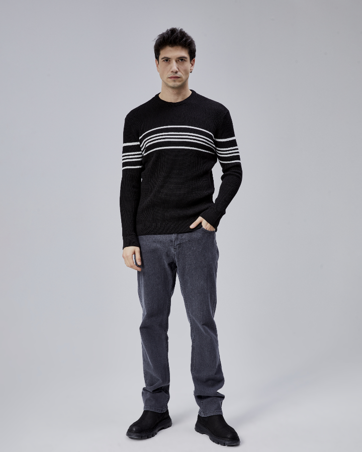 Resim Paul&More Erkek Triko Kazak 18062 O Yaka