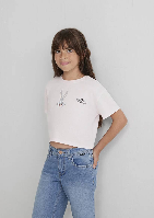 Resim Mavi Bugs Bunny Kız Çocuk T-Shirt M7610369-90773