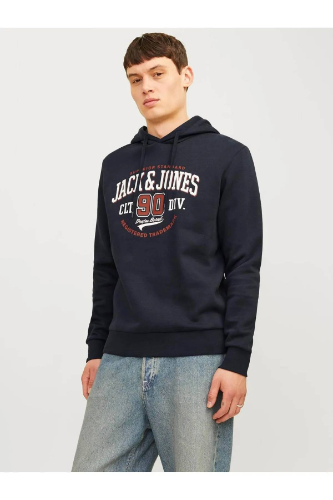 Resim Jack & Jones Jjelogo Sweat Hood 2 Col 24/25 Noos Erkek Sweat 12255617