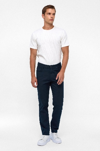 Resim Süvari Slim Kalıp 5 Cep Erkek Kanvas Pantolon PN2020500682