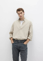 Resim Mavi Erkek Uzun Kol Gömlek M0211751-70154