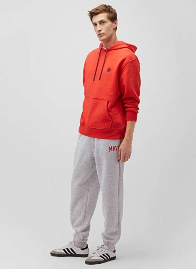 Resim Mavi Baskılı Erkek Eşofman Alt M0010207-85438