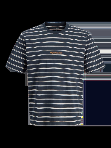 Resim Jack & Jones Jornorrebro Strıpe Tee Ss Cn Erkek T-Shirt 12291021