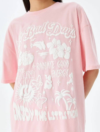 Resim Koton Kadın T-shirt 5SAL10074IK