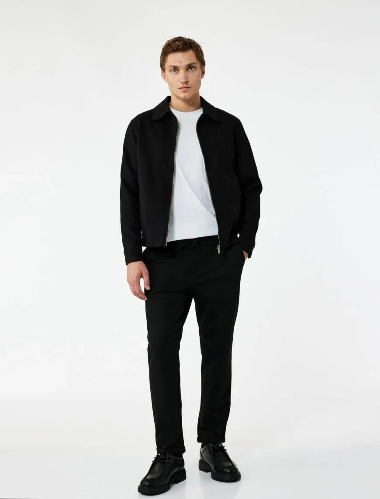 Resim Koton Erkek Kanvas Pantolon 6Wam40007Hk