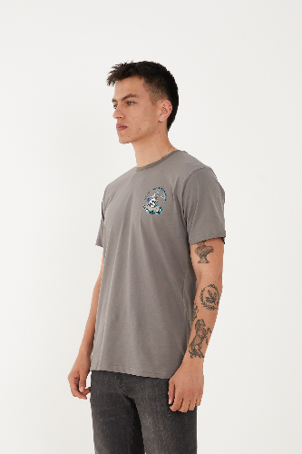 Resim Paul&More T-004 Skull Erkek T-Shirt