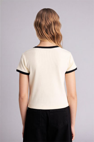 Resim Defacto Kız Çocuk T-shirt D8542A8/ER98