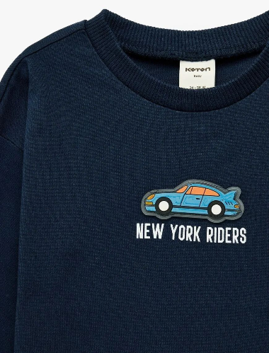 Resim Koton Erkek Bebek Sweat 6SMB10115TK