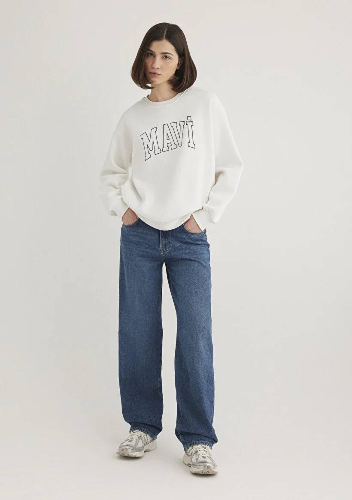 Resim Mavi Mavi Logo Kadın Sweat M1611192-70057