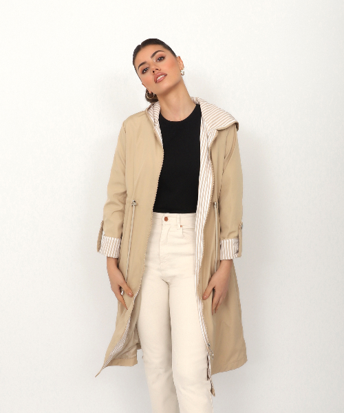 Resim Yenikoza Kadın Pardesü / Trençkot