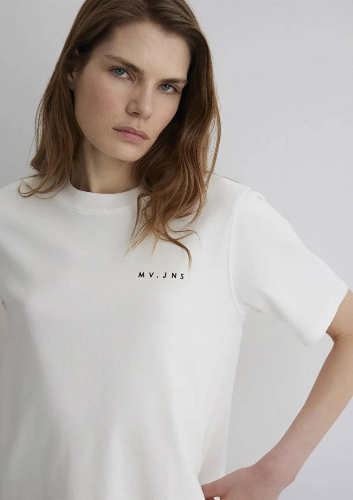 Resim Mavi Regular Kadın  T-shirt M1613148-80194