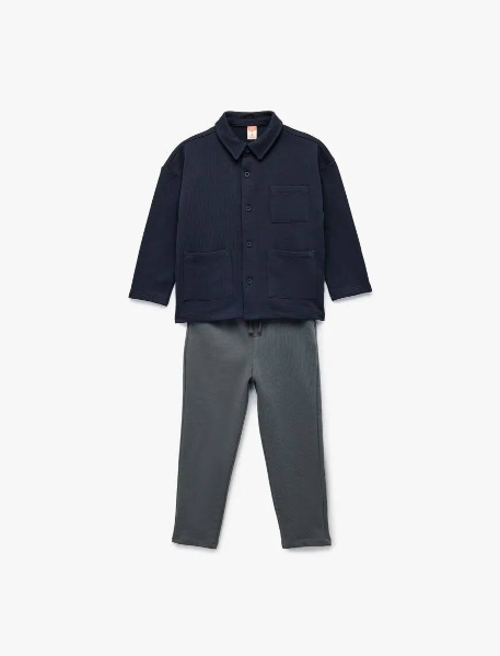 Resim Koton Erkek Bebek Sweat Takım 6Wmb10119Tk