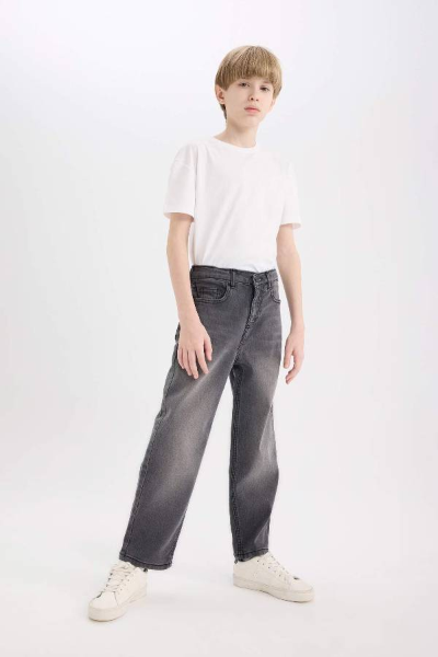 Resim Defacto Erkek Çocuk  Jean Pantolon F2836A8/NM55