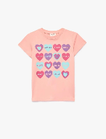 Resim Koton Kız Çocuk T-shirt 6SKG10017AK