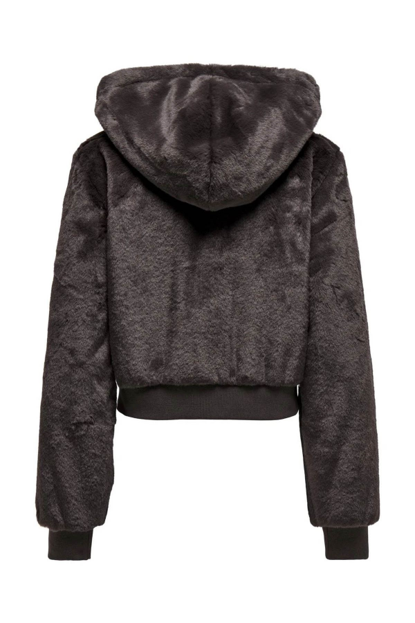 Resim Only Onlvenıce Faux Fur Hood Bomber Cc Otw Mont 15322127