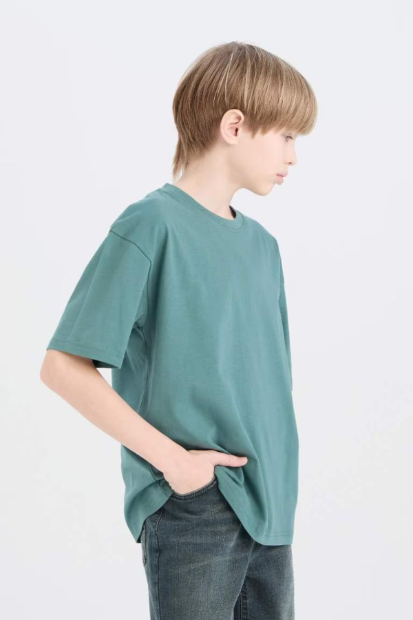Resim Defacto Erkek Çocuk Kısa Kol T-shirt B5927A8/GN469