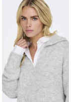 Resim Only Onlmaggıe Lıfe Ls Splıt Neck Cc Knt Kazak 15324310