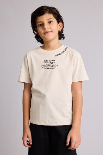 Resim Defacto Erkek Çocuk T-shirt G7469A8/ER117