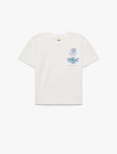 Resim Koton Erkek Bebek T-shirt 6SMB10046TK