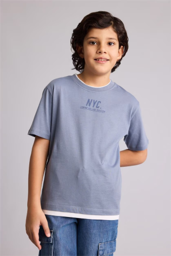 Resim Defacto Erkek Çocuk T-shirt G7150A8/GR171