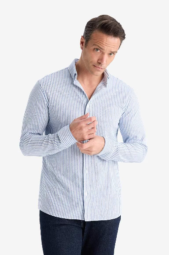 Resim Defacto Erkek Uzun Kol Gömlek E8084AX/BE783