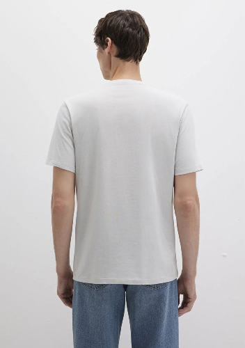 Resim Mavi Erkek T-shirt M0611714-70074