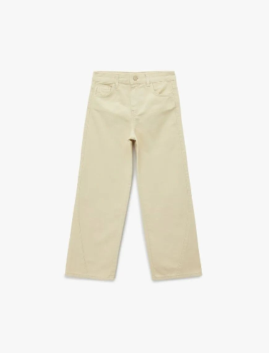 Resim Koton Kız Çocuk Jean Pantolon 6SKG40068AD