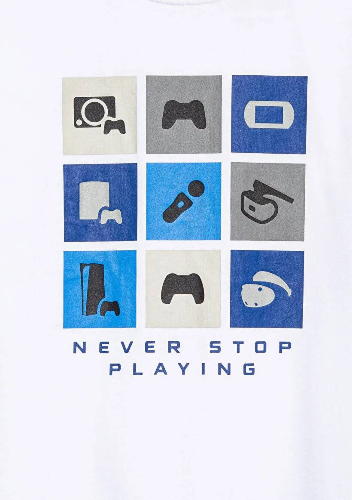 Resim Mavi Ps Never Erkek Çocuk T-Shirt M6610374-620