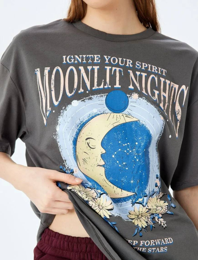 Resim Koton Kadın T-shirt 5SAL10040IK