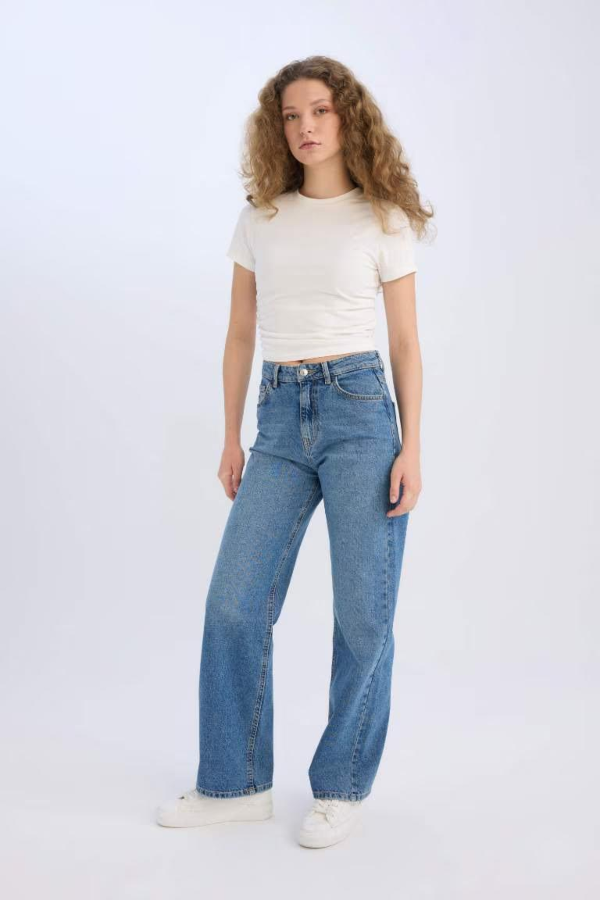 Resim Defacto Kadın  Jean Pantolon D7952AX/NM34