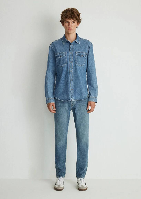 Resim Mavi Ted Mid Erkek Gömlek M0210909-87933