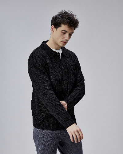 Resim Paul&More Erkek Hırka Bebe Yaka Düğmeli