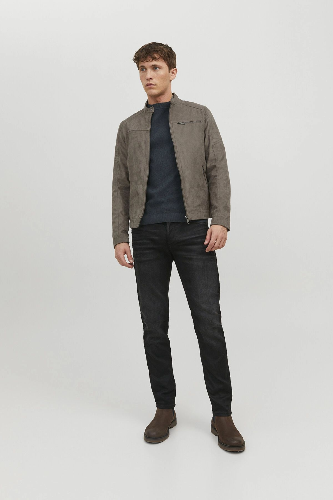 Resim Jack & Jones Jjerocky Jacket Noos Erkek Deri Mont Ve Ceket 12147218