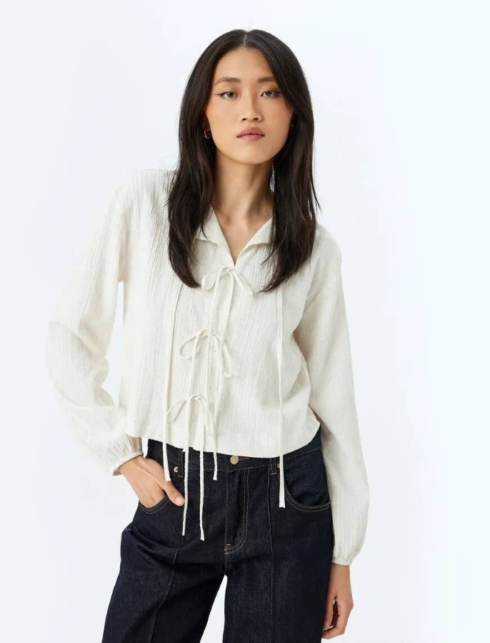 Resim Koton Kadın Bluz 5SAK60086UW