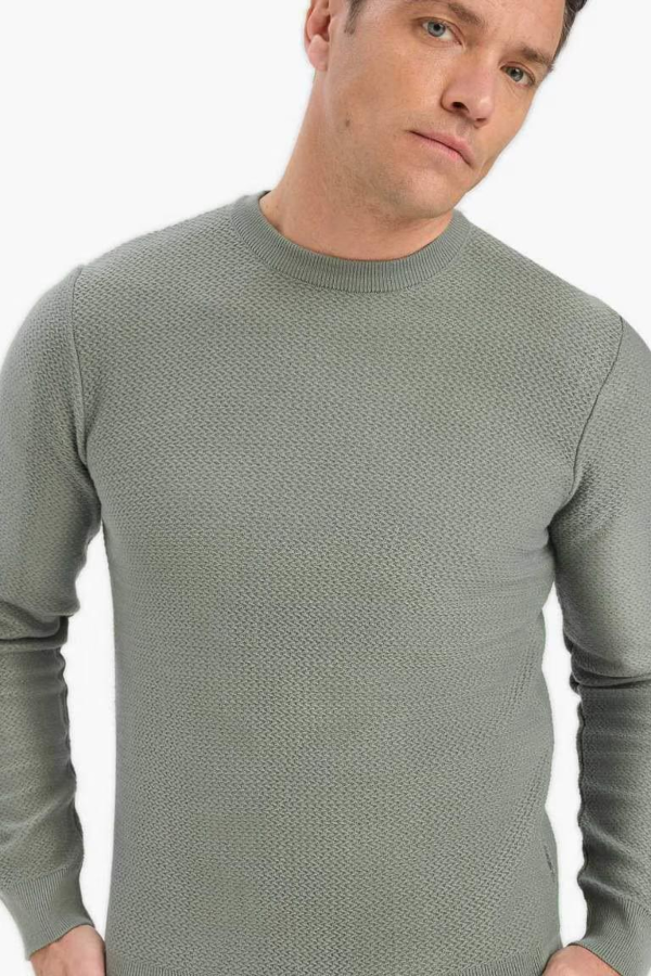 Resim Defacto Erkek  Kazak C9618AX/GN826