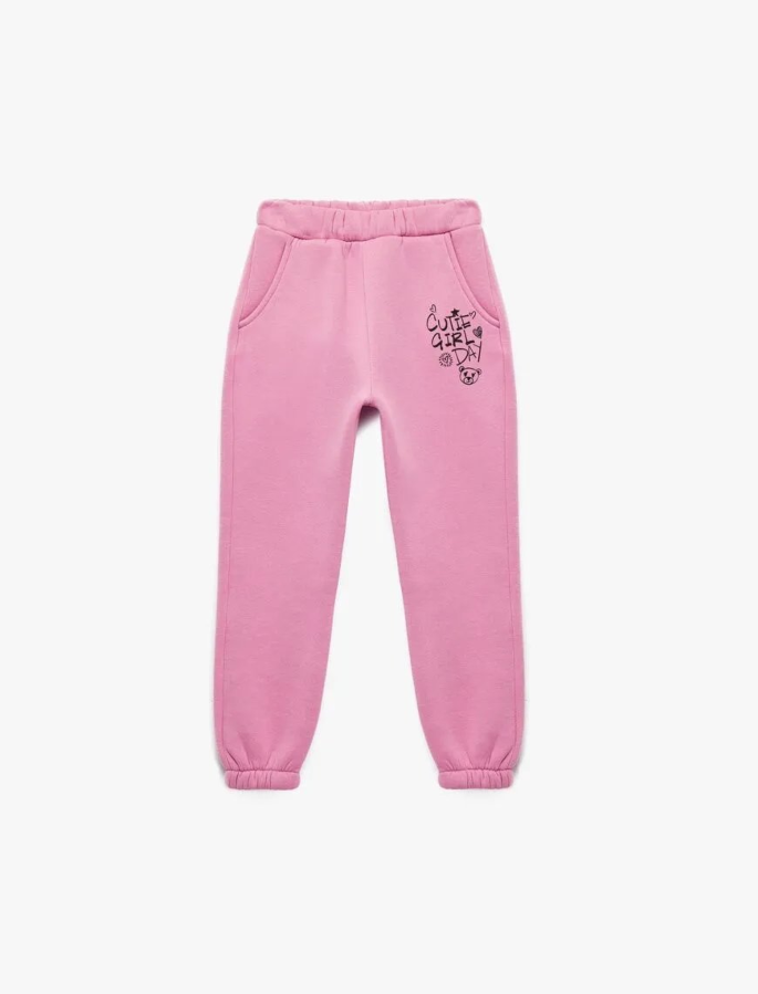 Resim Koton Kız Çocuk Eşofman Alt 6WKG40181AK